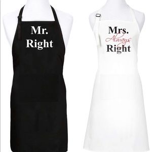 His and Hers Cooking Aprons